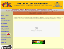 Tablet Screenshot of fieldgunindia.gov.in